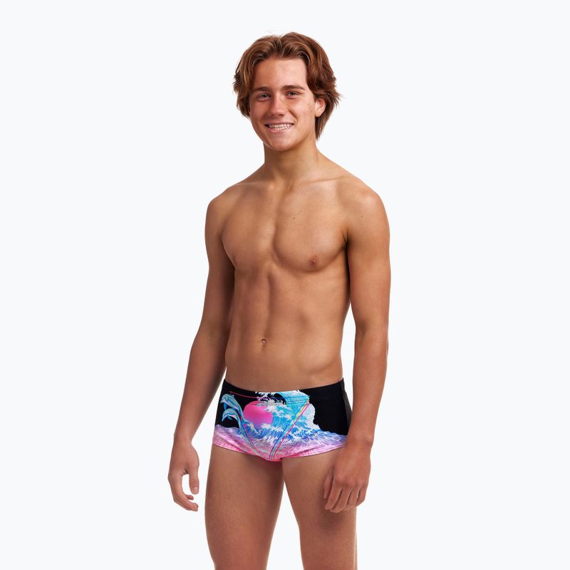 Kinder Funky Trunks Sidewinder Trunks bunte Badehose FTS010B7155828 6