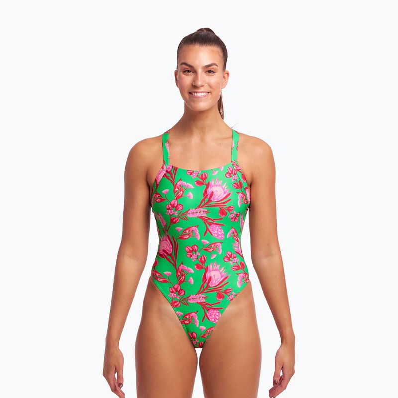 Funkita Brace Free One Piece Damen Badeanzug Grün FKS020L7154912 2