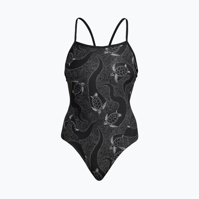 Damen Funkita Single Strap One Piece Badeanzug Schwarz FS15L7155416