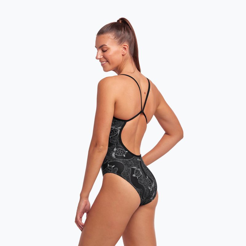 Damen Funkita Single Strap One Piece Badeanzug Schwarz FS15L7155416 4