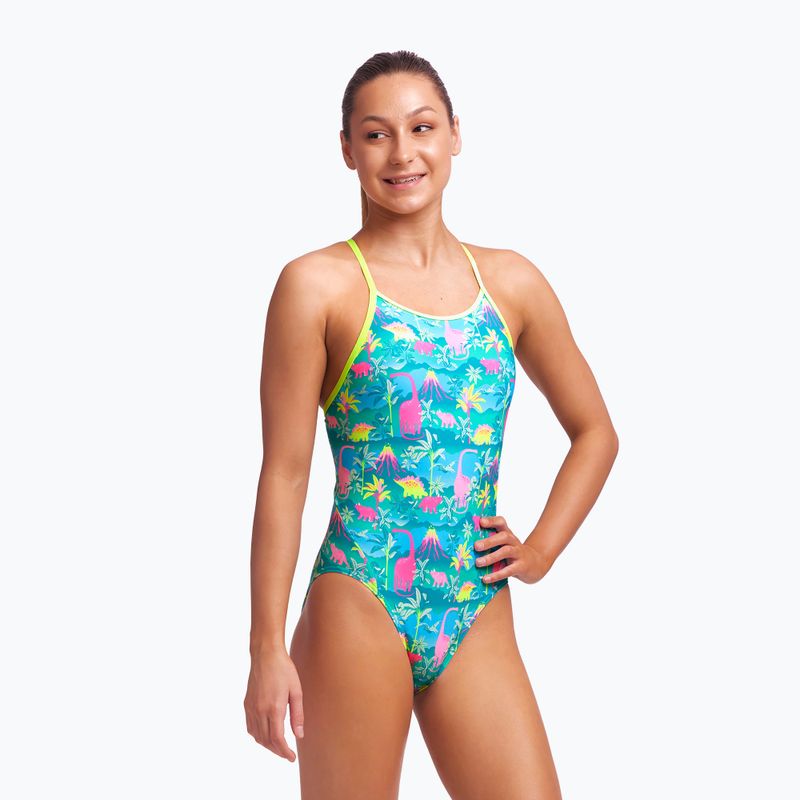 Funkita Diamond Back One Piece Kinder Badeanzug Grün FS11G7153414 3