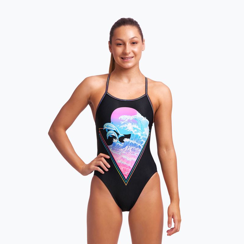 Funkita Single Strap One Piece Kinder Badeanzug Schwarz FS16G7155814 3