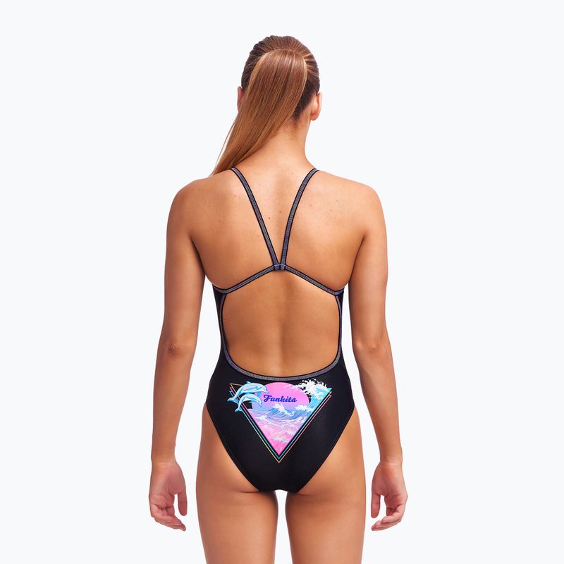 Funkita Single Strap One Piece Kinder Badeanzug Schwarz FS16G7155814 4