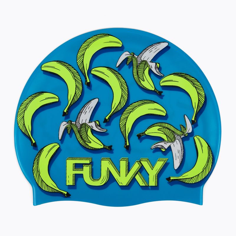 Funky Silikon Badekappe blau FYG017N7154100