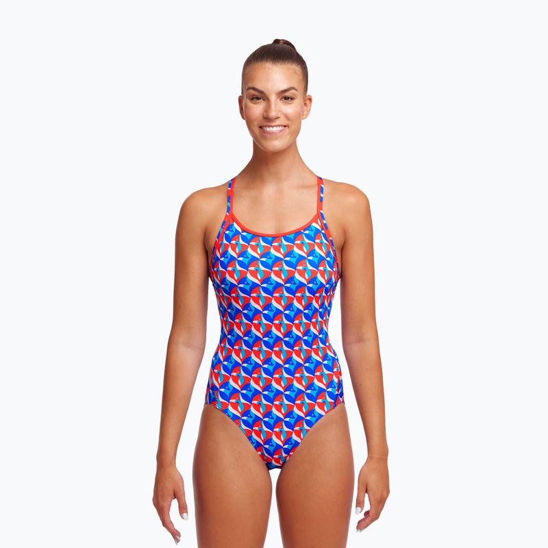 Damen einteiliger Badeanzug Funkita Diamond Back One Piece out foxed 2