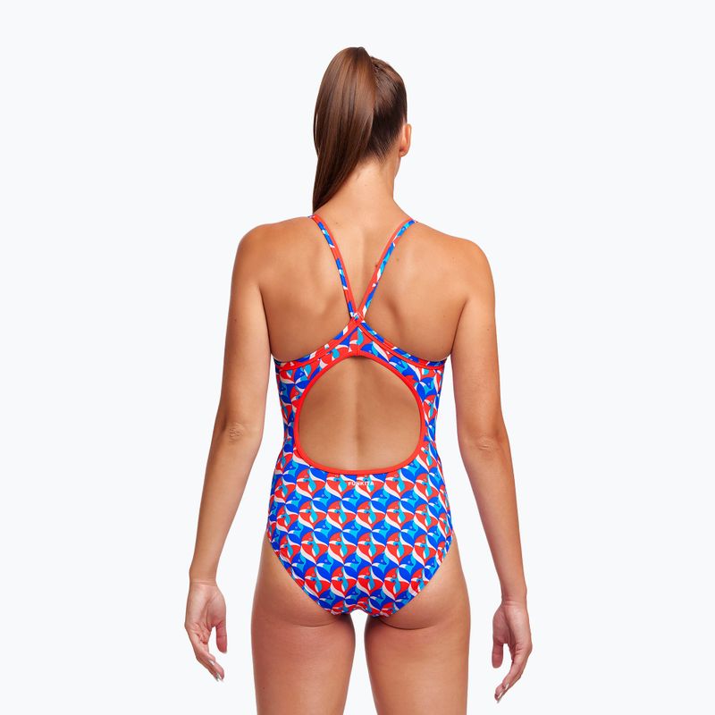 Damen einteiliger Badeanzug Funkita Diamond Back One Piece out foxed 4