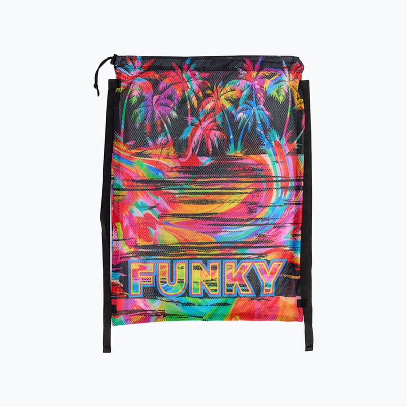 Funky Mesh Gear Schwimmtasche FYG010N7164000 Sonnenuntergang Stadt