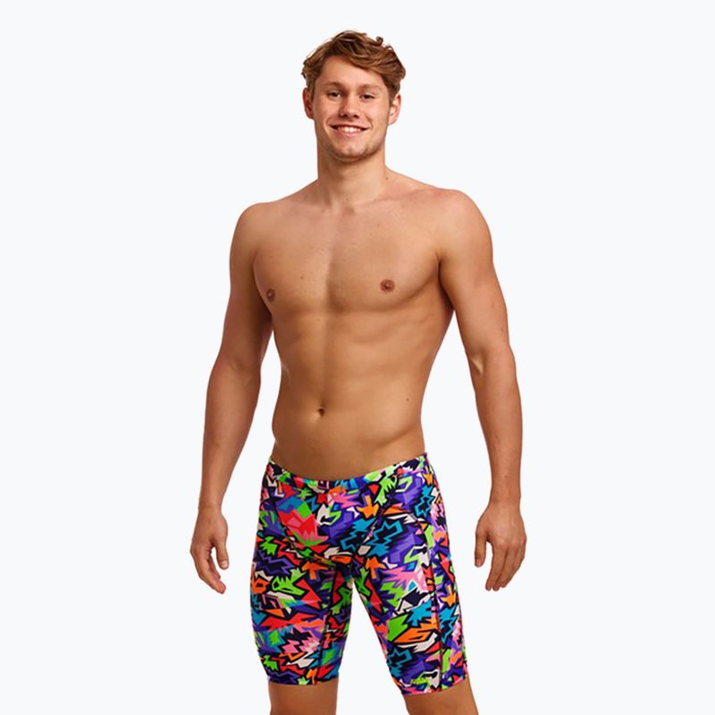 Herrenschwimmanzüge Funky Trunks Training scharfe Kanten 4