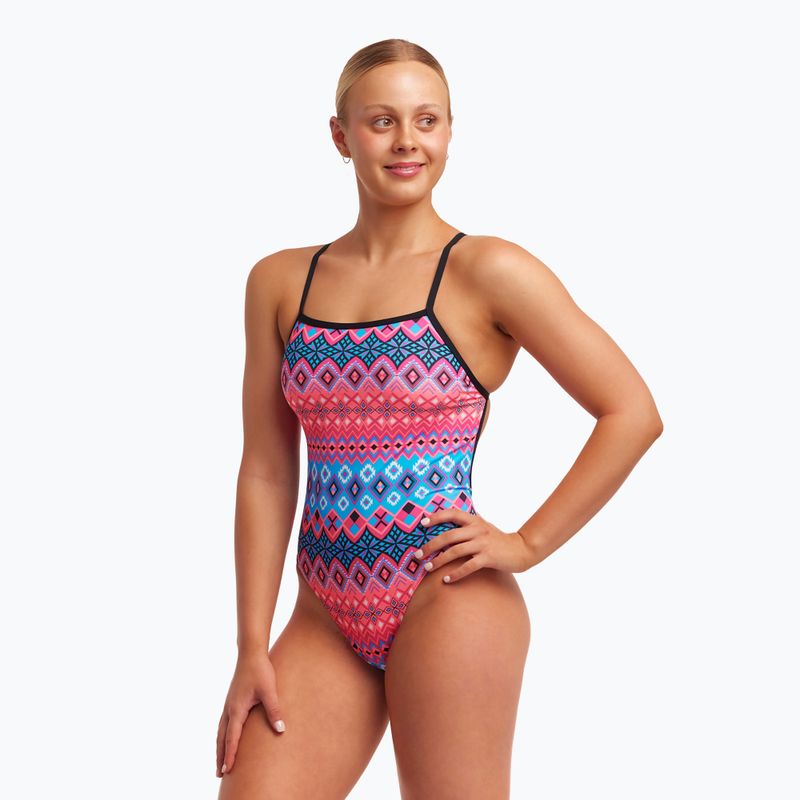 Frauen einteiliger Badeanzug Funkita Strength One Piece tinsel town 2