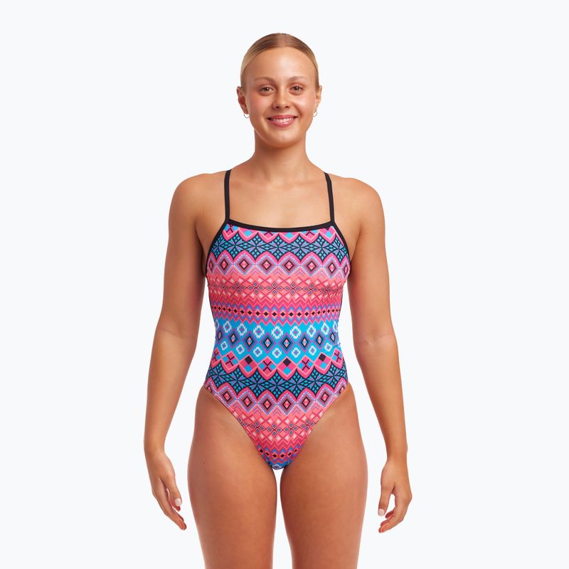 Frauen einteiliger Badeanzug Funkita Strength One Piece tinsel town 5