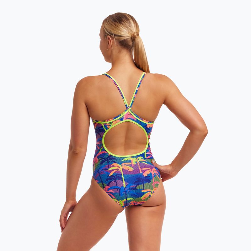 Women's Funkita Diamond Back One Piece Badeanzug Palms a Lot 3