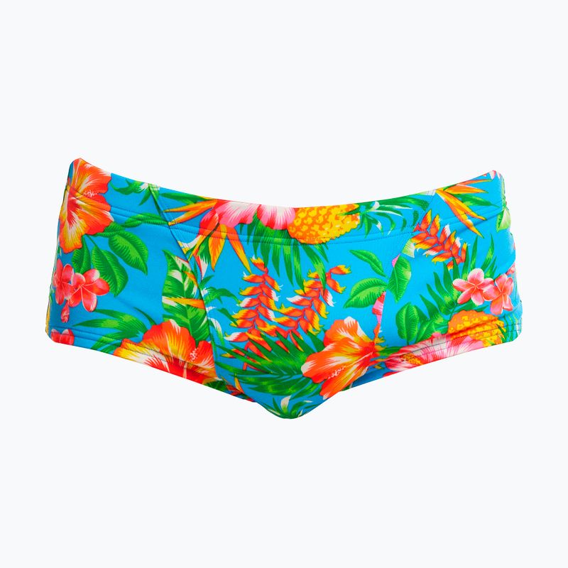 Herren-Badehosen Funky Trunks Classic Trunks blau hawaii
