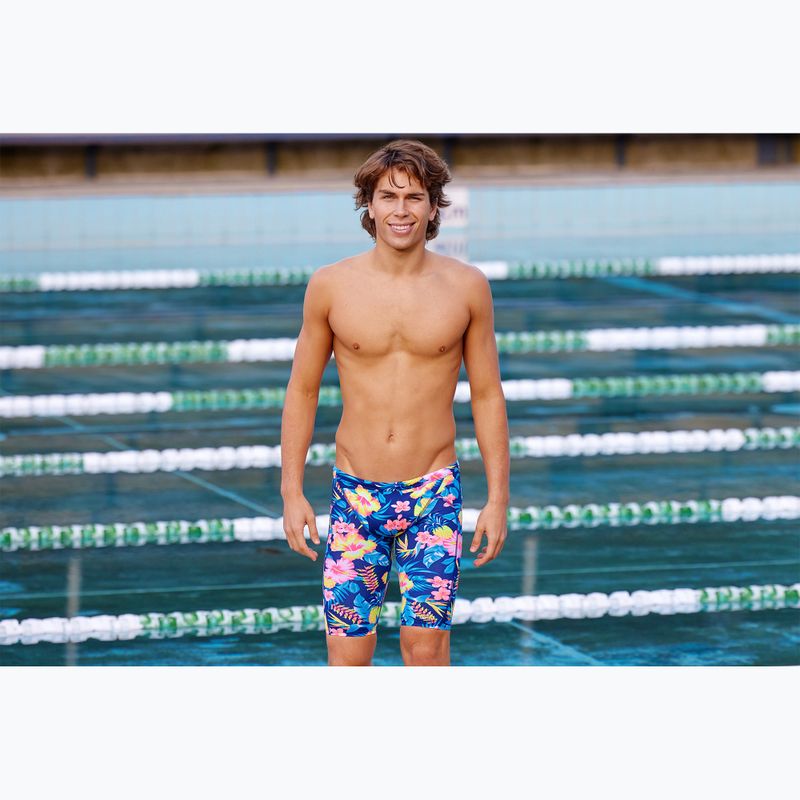 Herren Bademode Funky Trunks Training Jammers in bloom