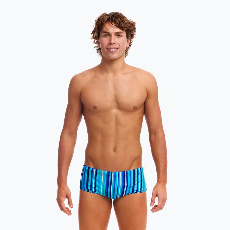 Herren-Schwimmboxer Funky Trunks Sidewinder Lane Lines 2