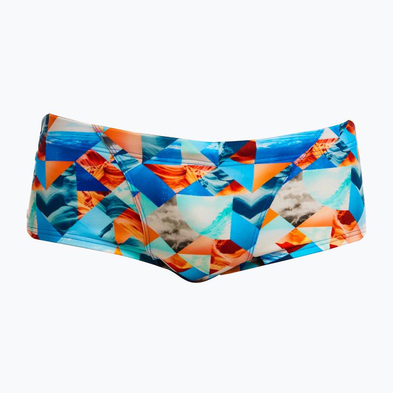 Funky Trunks Classic Trunks Herren Badehose mit zerschlagener Welle