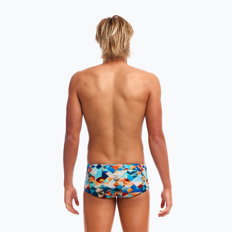 Funky Trunks Classic Trunks Herren Badehose mit zerschlagener Welle 3