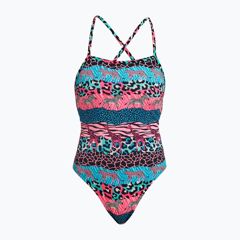 Funkita Frauen einteiliger Badeanzug Strapped In One Piece wilde Dinge