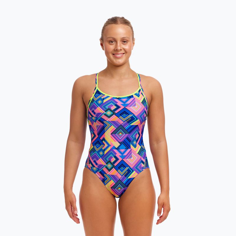 Frauen einteiligen Badeanzug Funkita Diamond Back One Piece quadratisch sein 2