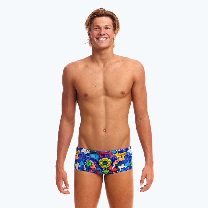 Herrenschwimmboxer Funky Trunks Sidewinder Trunks blues baby 2