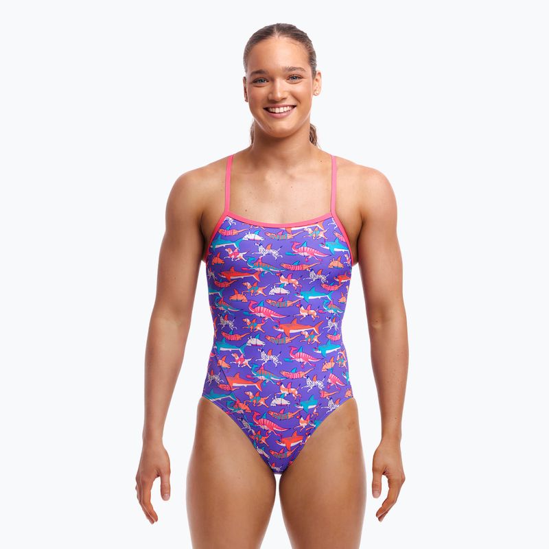 Damen Funkita Single Strap One Piece Doggie Paddle Badeanzug 2