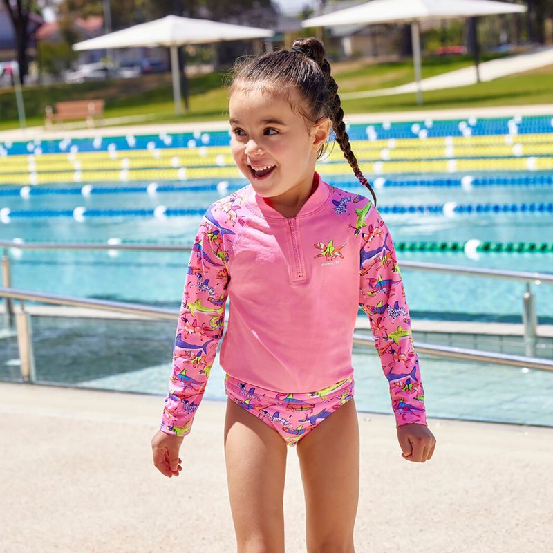 Longsleeve + Kinder-Schwimmslip Funkita Zippy Rashie & Brief Lernspur 10
