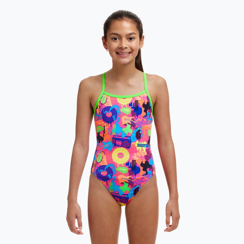 Funkita Single Strap One Piece Kinderbadeanzug lotsa pop 2