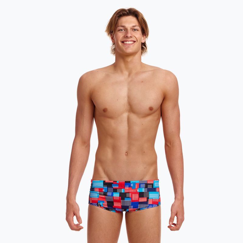 Herren-Schwimmboxer Funky Trunks Sidewinder Trunks motherboard 2