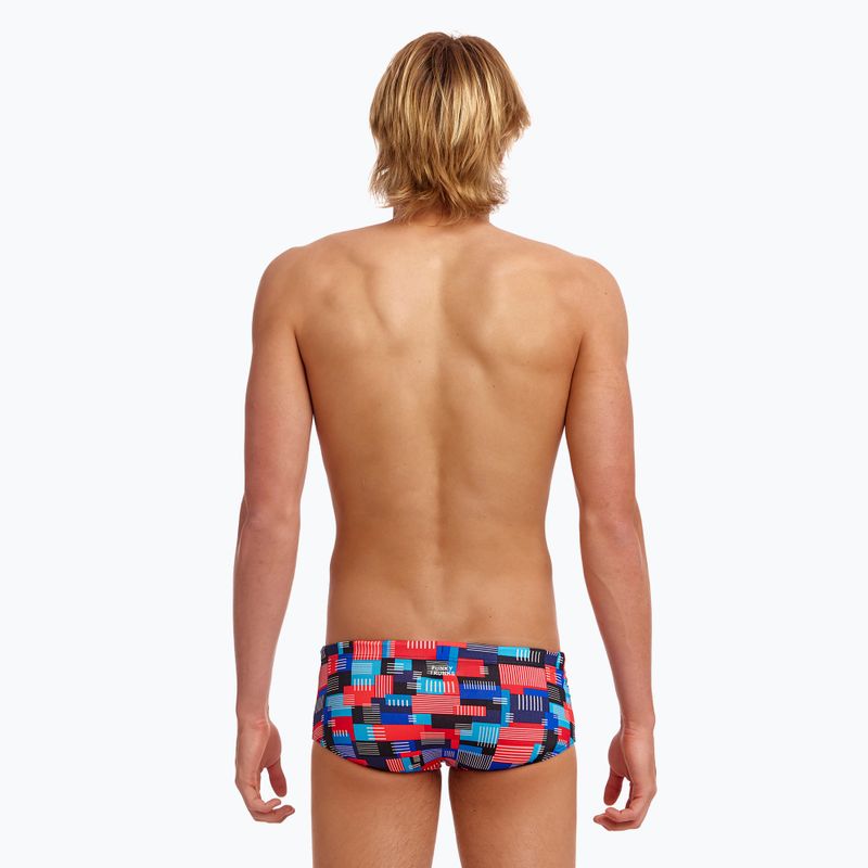 Herren-Schwimmboxer Funky Trunks Sidewinder Trunks motherboard 3