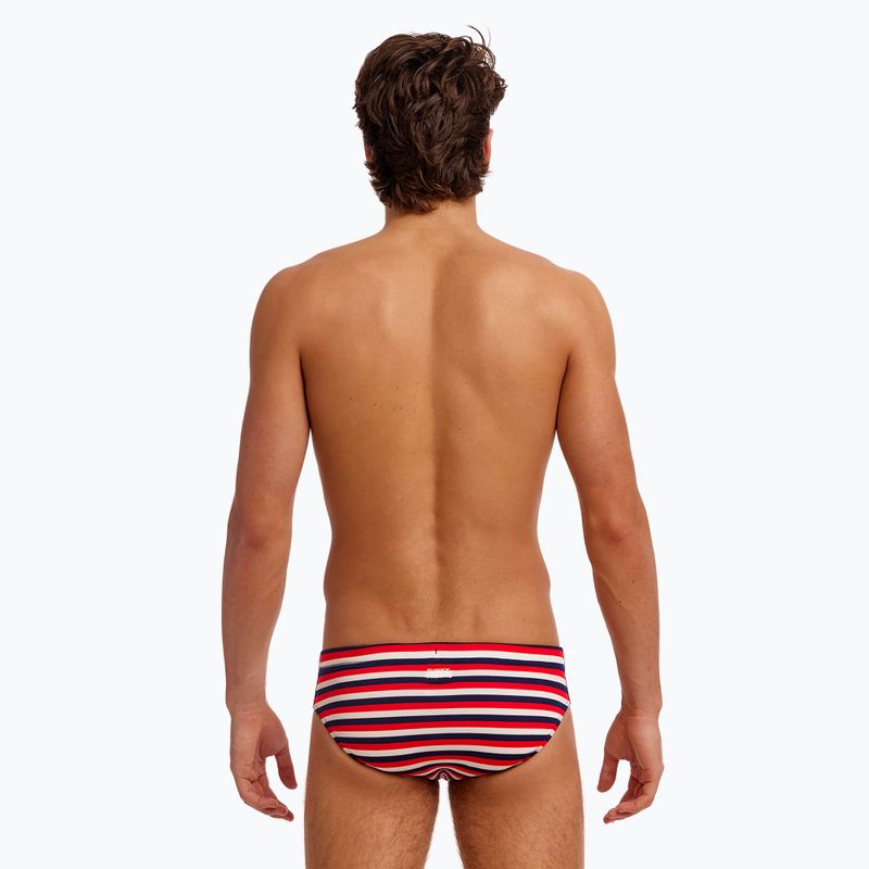 Herren Badeslip Funky Trunks Seamed Briefs riviera 3