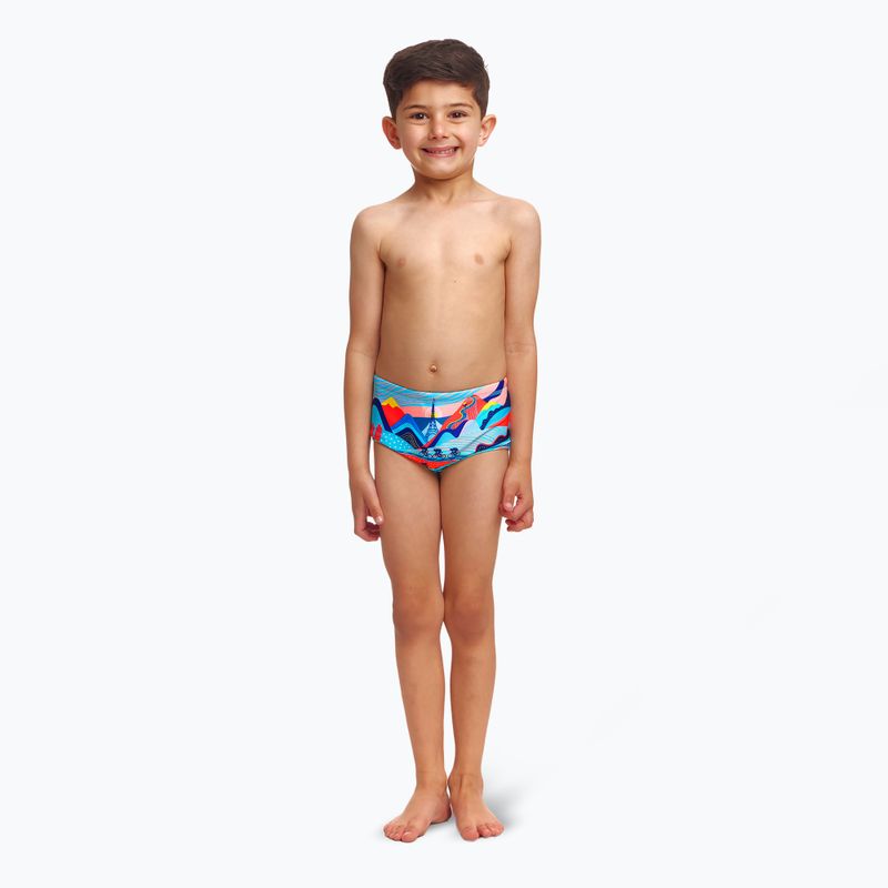 Funky Trunks Bedruckte Kinder-Badehose vive la funky 2
