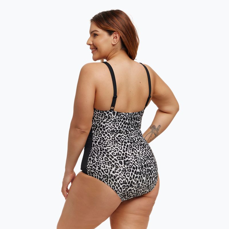 Funkita Ruched One Piece Damen-Badeanzug schneeweiß 2