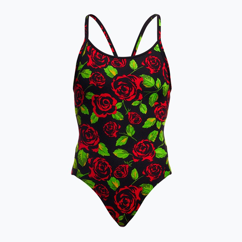 Einteiliger Badeanzug Funkita Diamond Back One Piece schwarz rosa