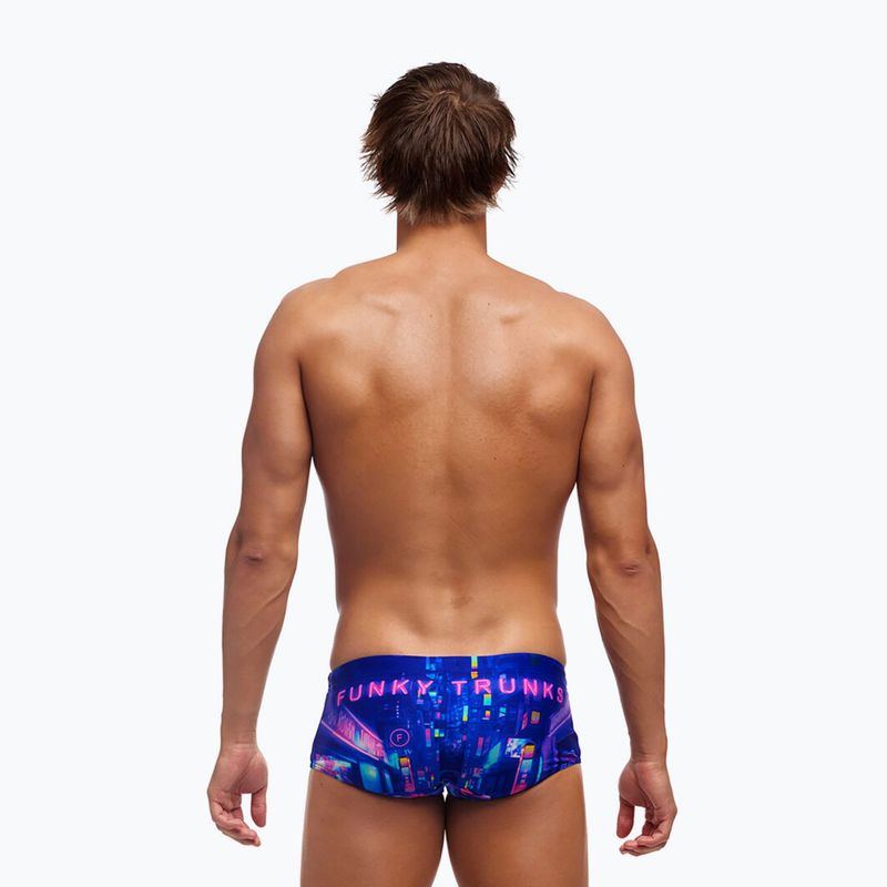 Herren-Schwimmboxer Funky Trunks Sidewinder Trunks cyber city 2