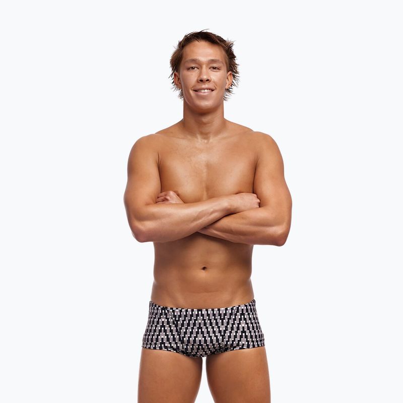 Schwimm-Boxershorts Herren Funky Trunks Classic Trunks dark night