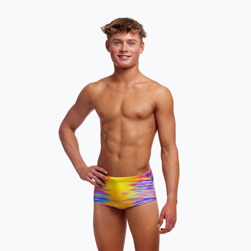 Kinderschwimmboxer Funky Trunks Sidewinder Trunks darkinjung sunset