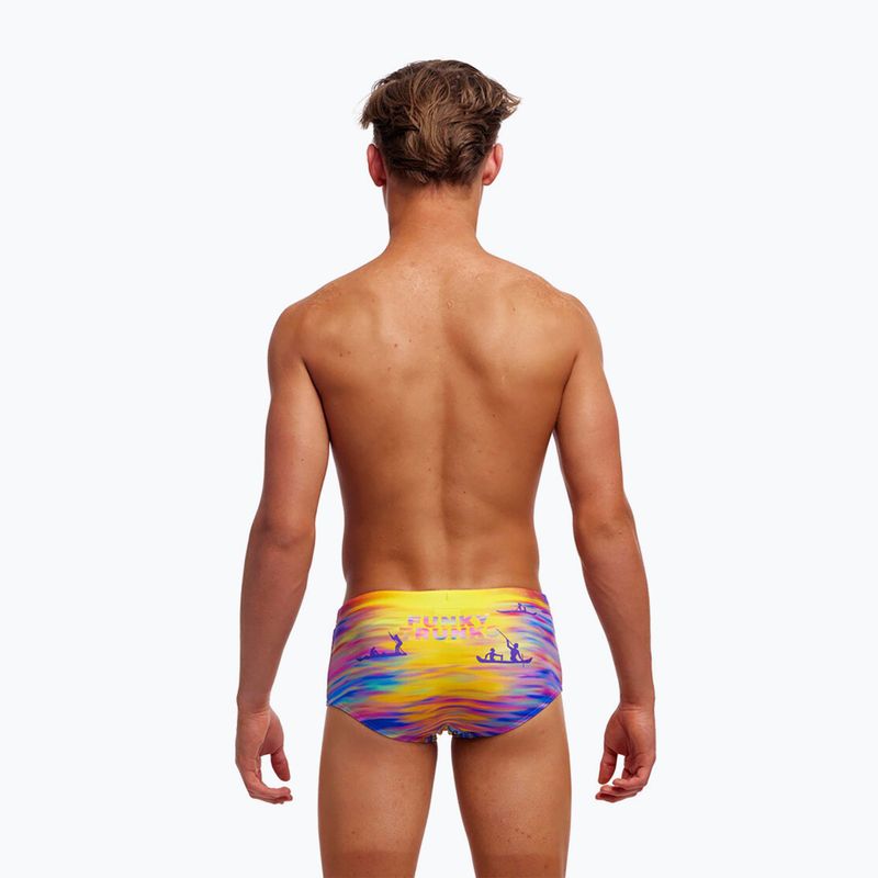 Kinderschwimmboxer Funky Trunks Sidewinder Trunks darkinjung sunset 2