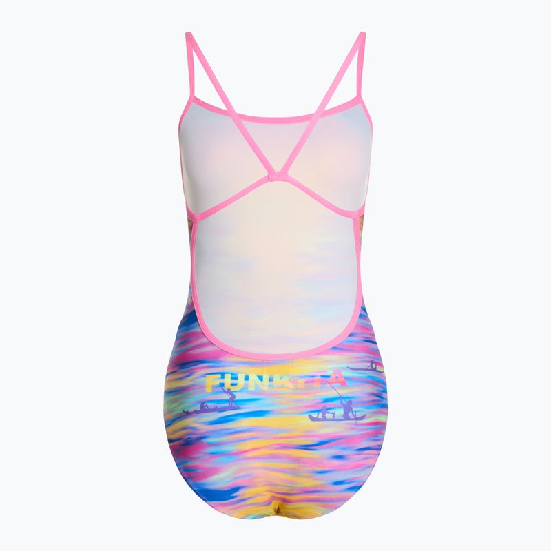 Badeanzug Damen Funkita Single Strap One Piece darkinjung sunset 2
