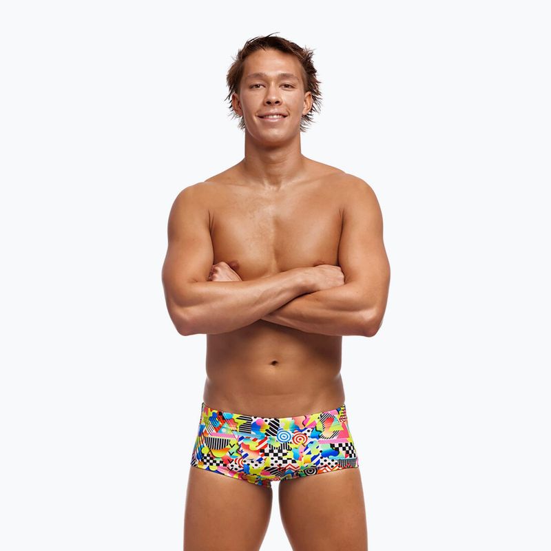 Schwimm-Boxershorts Herren Funky Trunks Classic Trunks junk yard
