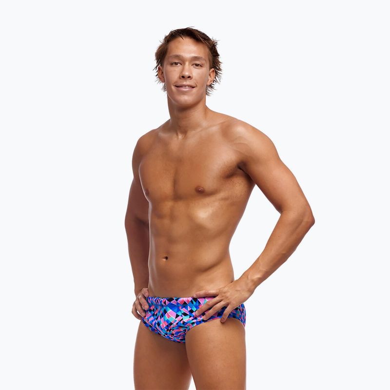 Schwimmslips Herren Funky Trunks Seamed Briefs warp tour