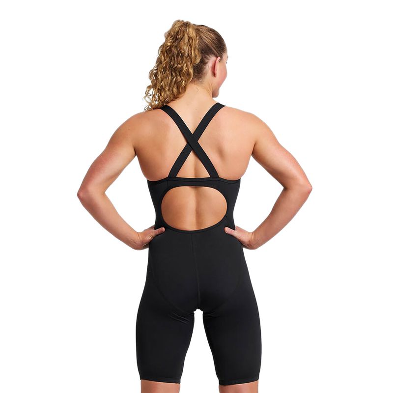 Damen-Einteiler Badeanzug Funkita Fast Legs One Piece still black 2