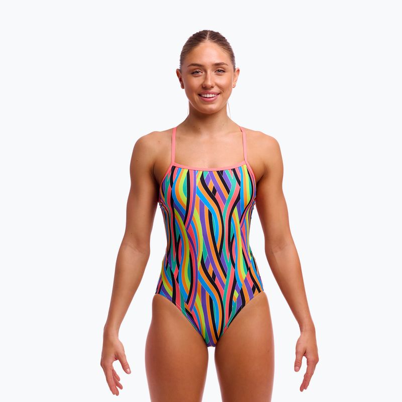 Damen Funkita Single Strap One Piece Curl Badeanzug 2