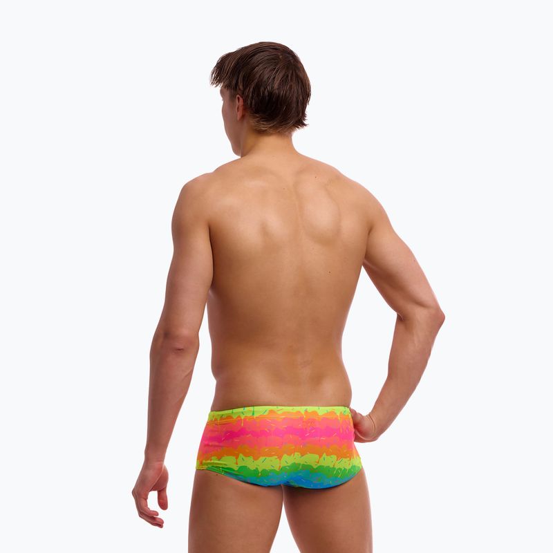 Herren-Schwimmboxer Funky Trunks Sidewinder Trunks melting mayhem 3