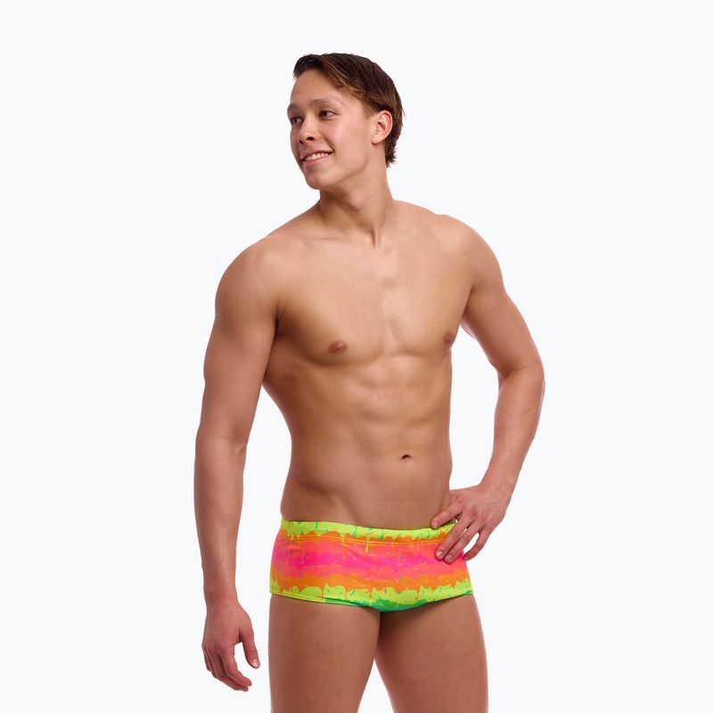 Herren-Schwimmboxer Funky Trunks Sidewinder Trunks melting mayhem 4
