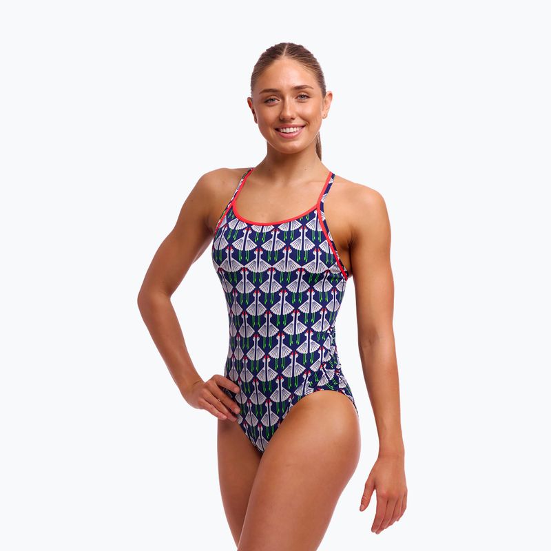 Damen Funkita Diamond Back One Piece Sitting Duck Badeanzug 3