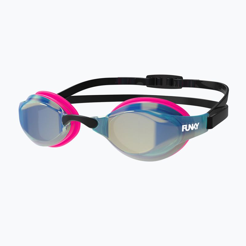 Schwimmbrille Funky XT Machine Mirror rosa Schatten