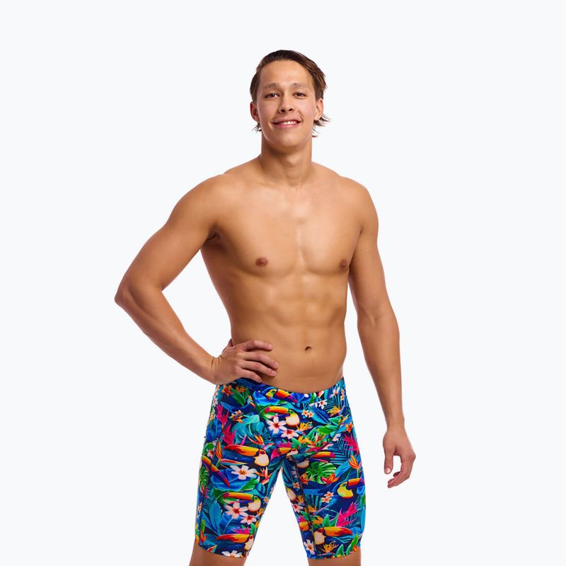Herren-Schwimm-Jammer Funky Trunks Training Jammers birdie wordie 2