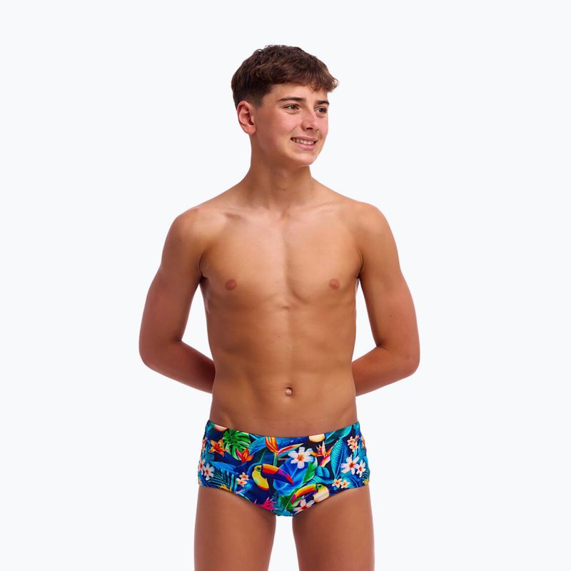Kinder-Badeboxer Funky Trunks Sidewinder Trunks birdie wordie 2