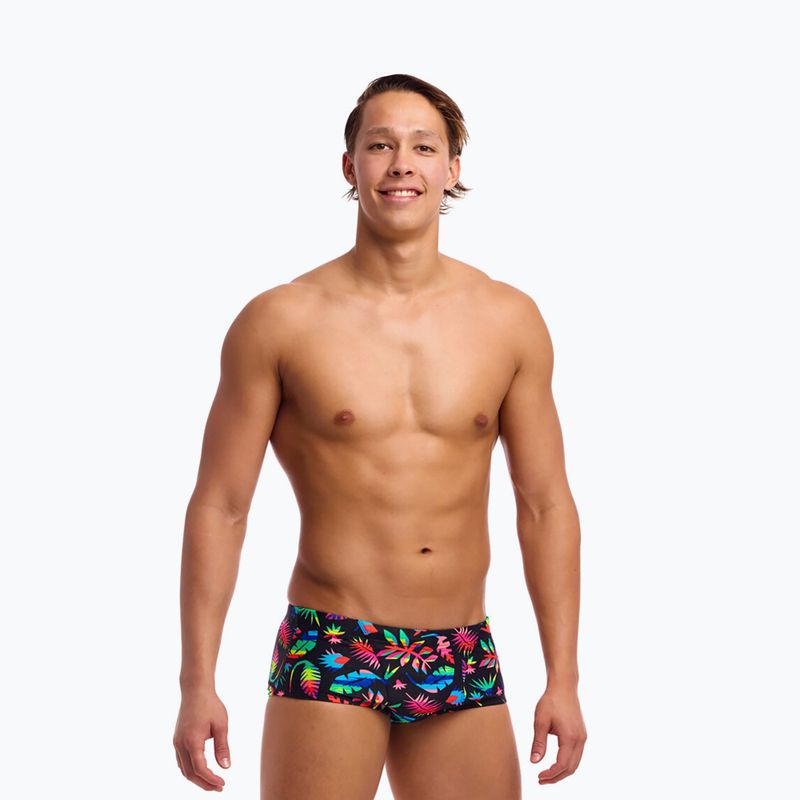 Herren-Badeboxershorts Funky Trunks Classic Trunks lost leaf 2