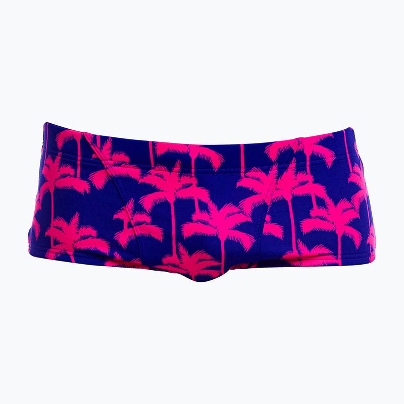 Herren-Badeboxer Funky Trunks Classic Trunks pinky palms