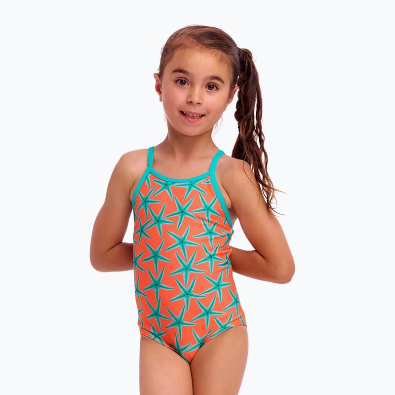 Einteiliger Kinder-Badeanzug Funkita Printed One Piece stars below